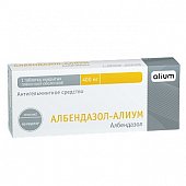 Купить албендазол-алиум, таблетки, покрытые пленочной оболочкой 400мг, 1 шт в Дзержинске