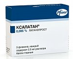 Купить ксалатан, капли глазные 0,005%, флакон-капельница 2,5мл в упаковке 3 шт в Дзержинске