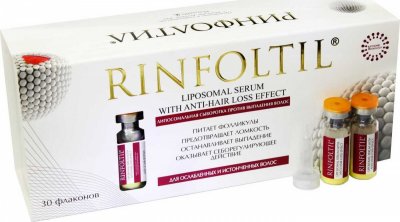 Купить rinfoltil (ринфолтил) липосомальная сыворотка против выпадения для ослабленных и истонченных волос, 30 шт в Дзержинске