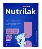 Купить нутрилак (nutrilak) премиум безлактозный молочная смесь с рождения, 350г в Дзержинске