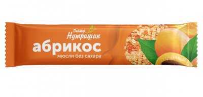 Купить батончик-мюсли доктор нутришин без сахара абрикос, 30г бад в Дзержинске