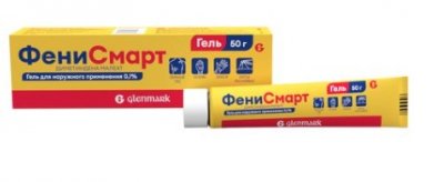 Купить фенисмарт, гель для наружного применения 0,1% 50г от аллергии в Дзержинске