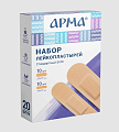 Купить пластырь арма, набор бактерицидный стандартный бежевый, 20 шт в Дзержинске