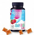 Купить livs (ливс) комплекс мега мультивитамин для детей, пастилки жевательные малина 60шт бад в Дзержинске