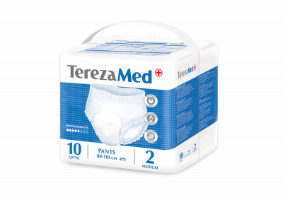 Купить terezamed (терезамед), трусы подгузники для взрослых medium, размер 2 10 шт в Дзержинске