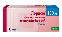 Купить лориста, таблетки, покрытые пленочной оболочкой 100мг, 30 шт в Дзержинске