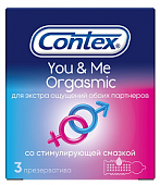 Купить contex (контекс) презервативы you&me orgasmic из натурального латекса 3шт в Дзержинске