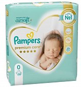 Купить pampers premium care (памперс) подгузники 0 для новорожденных 1-3кг, 66шт в Дзержинске