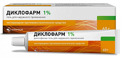 Купить диклофарм, гель для наружного применения 1%, 60 г в Дзержинске