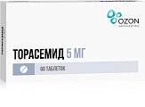 Купить торасемид, таблетки 5мг, 60 шт в Дзержинске