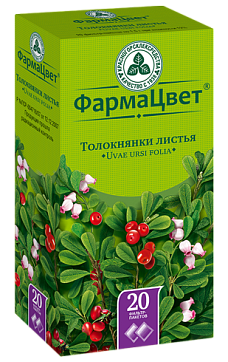 Толокнянки листья, фильтр-пакеты 1,5г, 20 шт