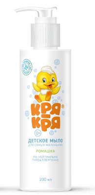 Купить кря-кря мыло детское жидкое для самых маленьких ромашка, 200мл в Дзержинске