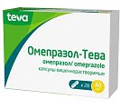 Купить омепразол-тева, капсулы кишечнорастворимые 40мг, 28 шт в Дзержинске