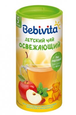 Купить bebivita (бэбивита) чай травяной детский освежающий гранулированный с 6 месяцев, банка 200г в Дзержинске