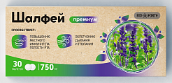 Купить шалфей премиум bioforte, таблетки для рассасывания массой 750 мг, 30 шт бад в Дзержинске
