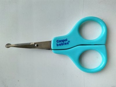 Купить canpol (канпол) ножницы для детей с рождения голубые 1 шт в Дзержинске