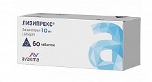 Купить лизипрекс, таблетки 10 мг, 60 шт в Дзержинске