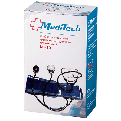 Купить тонометр механический meditech (медитеч) mt-10, со стетоскопом в Дзержинске