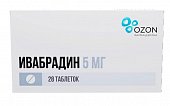 Купить ивабрадин, таблетки, покрытеы пленочной оболочкой, 5мг, 28 шт в Дзержинске
