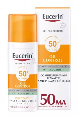 Купить eucerin (эуцерин) гель-крем для проблемной кожи лица 50 мл spf50+ в Дзержинске