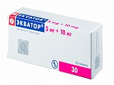 Купить экватор, таблетки 5мг+10мг, 30 шт в Дзержинске