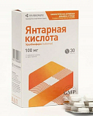 Купить янтарная кислота, таблетки 30шт бад в Дзержинске