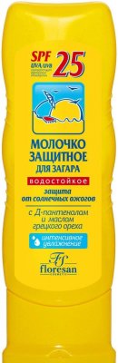 Купить флоресан (floresan) молочко солнцезащитное, 125мл spf-25  в Дзержинске