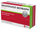 Купить бисопролол велфарм, таблетки покрытые пленочной оболочкой 5 мг, 60 шт в Дзержинске