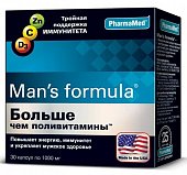 Купить man's formula (мен-с формула) больше чем поливитамины, капсулы, 30 шт бад в Дзержинске