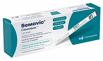 Купить семавик, раствор для подкожного введения 0,25/0,5/1 мг/доза, шприц-ручка 3мл в комплекте с иглами - 9шт в Дзержинске