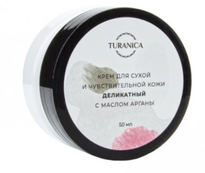 Купить turanica (тураника) крем для сухой и чувствительной кожи деликатный с маслом арганы, 50мл в Дзержинске