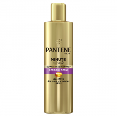 Купить pantene pro-v (пантин) шампунь minute miracle мицелярный интенсивное питание волос, 270 мл в Дзержинске