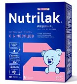 Купить нутрилак премиум 2 (nutrilak premium 2) молочная смесь адаптированная с 6 месяцев, 300г в Дзержинске