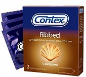 Купить контекс презервативы ribbed с ребрышками №3 в Дзержинске