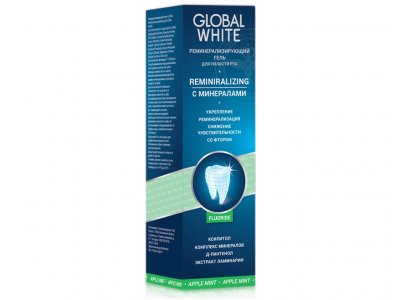 Купить глобал вайт (global white) гель ременирализирующий для полости рта, 40мл в Дзержинске