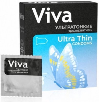 Купить viva (вива) презервативы ультратонкие 3шт в Дзержинске