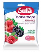 Купить зула (sula) леденцы для диабетиков лесная ягода, 60г в Дзержинске