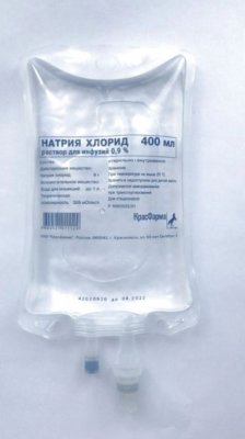 Купить натрия хлорид, раствор для инфузий 0,9%, контейнер 400мл, 21 шт пэт в Дзержинске