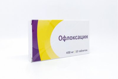 Купить офлоксацин, таблетки, покрытые пленочной оболочкой 400мг, 10 шт в Дзержинске