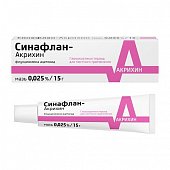 Купить синафлан-акрихин, мазь для наружного применения 0,025%, 15г в Дзержинске