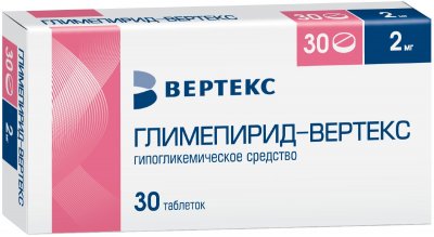 Купить глимепирид, таблетки 2мг, 30 шт в Дзержинске