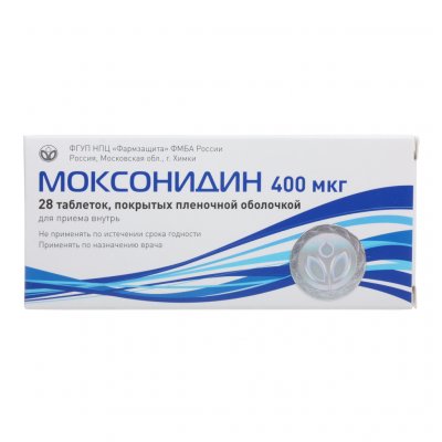 Купить моксонидин, таблетки, покрытые пленочной оболочкой 400мкг 28 шт в Дзержинске