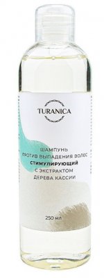 Купить turanica (тураника) шампунь стимулирующий против выпадения волос с экстрактом дерева кассии, 250мл в Дзержинске