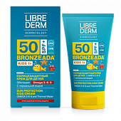 Купить librederm bronzeada (либридерм) крем для детей солнцезащитный с омега 3-6-9 и термальной водой, 150мл spf50 в Дзержинске