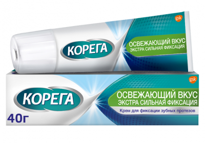 Купить корега крем для фиксации зубных протезов освежающий вкус 40мл в Дзержинске