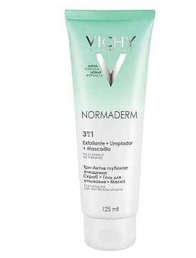 Vichy Normaderm (Виши) 3в1 ТриАктив гель скраб маска