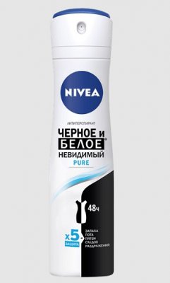 Купить nivea (нивея) дезодорант спрей невидимая защита пюр, 150мл в Дзержинске