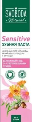 Купить svoboda natural (свобода натурал) зубная паста sensitive 124 гр в Дзержинске