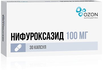 Нифуроксазид, капсулы 100мг, 30 шт