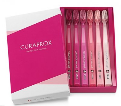 Купить curaprox (курапрокс) набор зубных щеток рink cs5460b розовый, 6 шт в Дзержинске